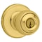 Kwikset Kwikset Polo Polished Brass Entry Door Knob 1-3/4 in. 94002-831 - alternate 1